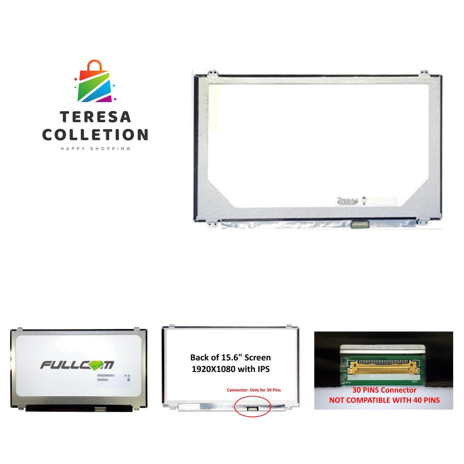 New 15.6 inches Compatible with LP156WF6SPB1,LP156WF6SPD1,LP156WF6SPK3 Laptop...
