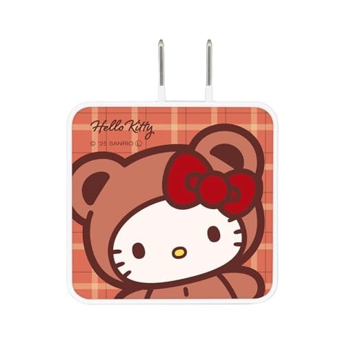 Gourmandies Sanrio Characters USB Type-C AC Adapter Hello Kitty SANG-559KT
