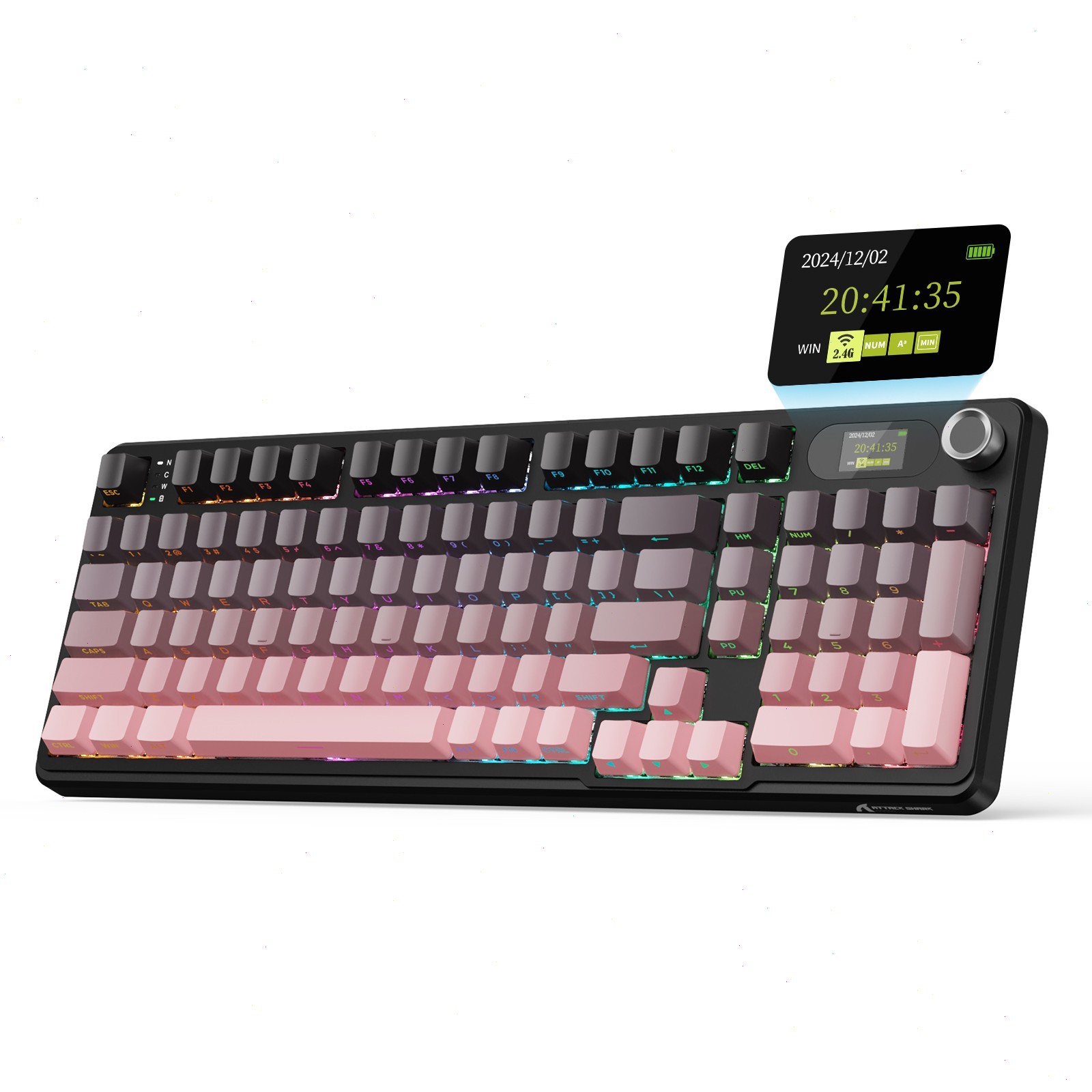 ATTACK SHARK X98 Pro Wireless Mechanical Keyboard, Tri-Mode BT5.0/2.4G/USB-C