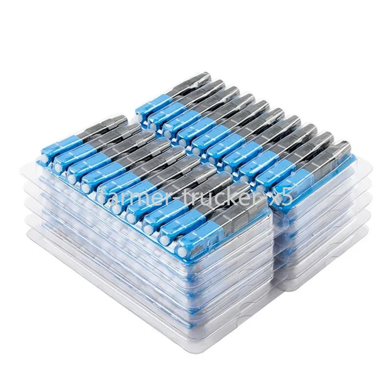 100pcs SC/UPC Fiber Optic Fast Connector Single Mode Fiber Optic Adapter FTTH