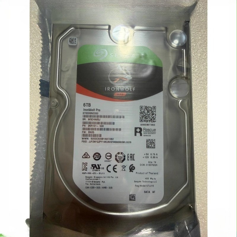 ST6000NE000 New Seagate IronWolf Pro 6TB Hard Drive 3.5" Internal SATA 7200rpm
