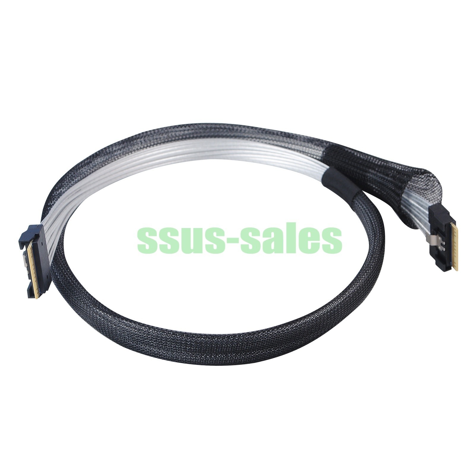 SFF-8654 8i SlimSAS to SFF-8654 8i SAS 4.0 24 Gbps Server Cable 80 cm US