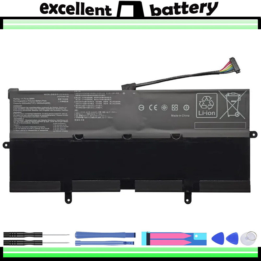 39wh Battery C21N1613 For ASUS Chromebook Flip C302CA-1A C302C C302SA