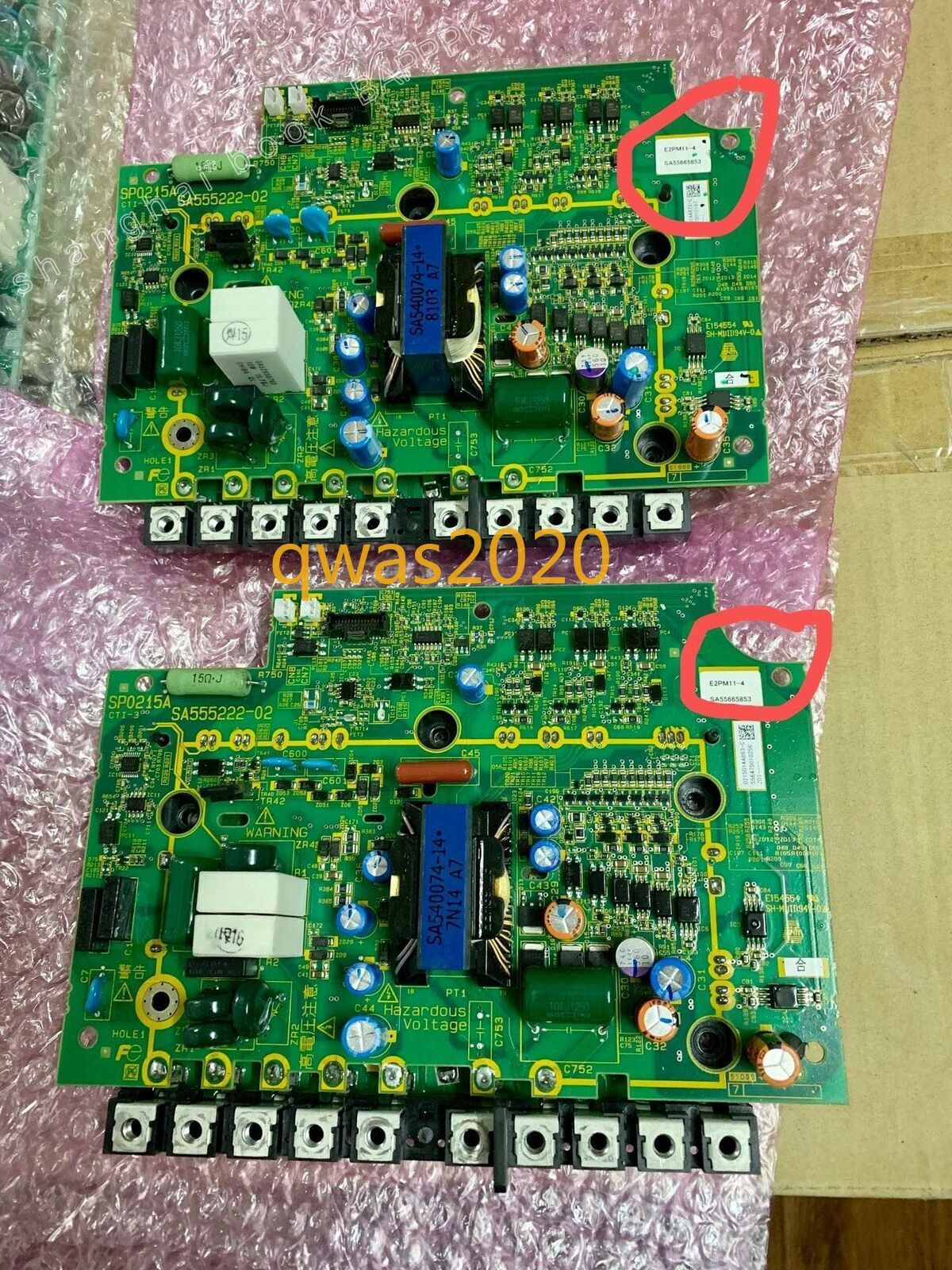 1pcs 100% test  used working SA555222-02 E2MP11-4 Via DHL or Fedex