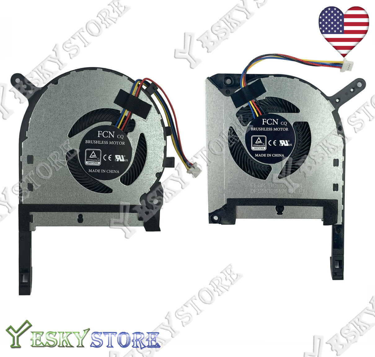 NEW CPU+GPU Cooling Fan for Asus TUF Gaming FX705 FX705GE FX705GM FX705DT