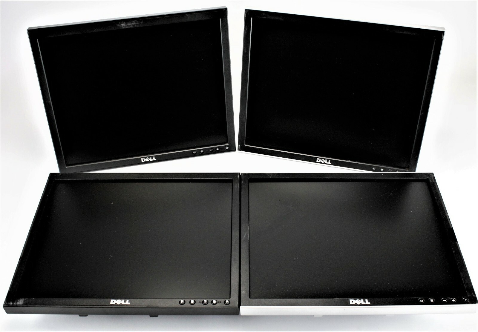 Grade C Lot of 4 Dell P190S/1904/1907/1901 19" LCD DVI VGA 1280x1024 NO STAND