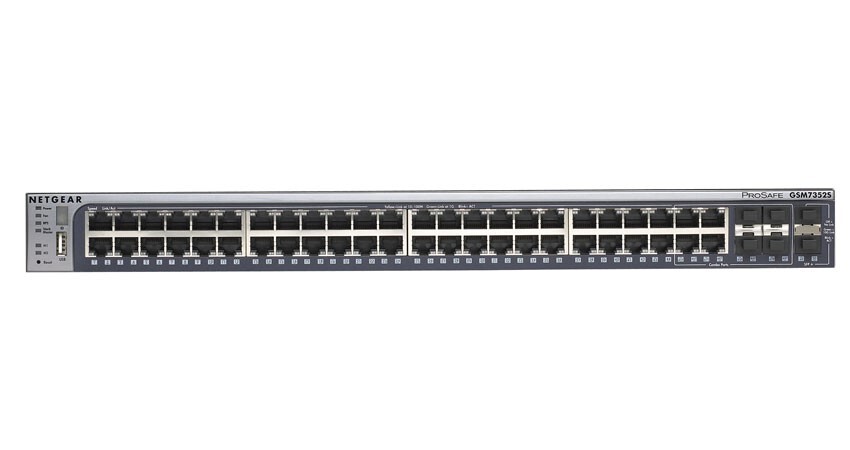 NETGEAR GSM7352S V2 ProSAFE 48+4 Gigabit Ethernet L3 Managed Stackable Switch