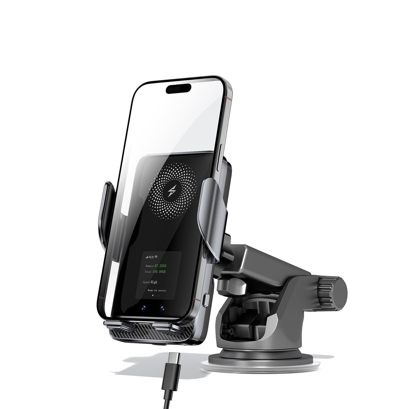 Mobile Car WiFi Hotspot with Wireless Charging