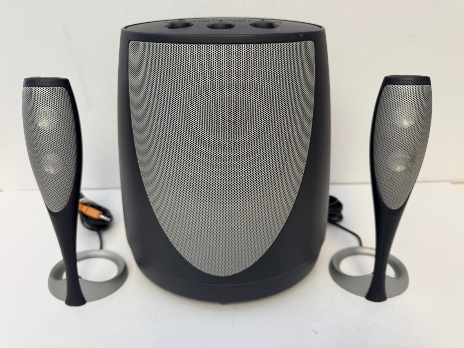 HARMAN KARDON HK695 HK695-01 COMPUTER SUBWOOFER & SPEAKERS