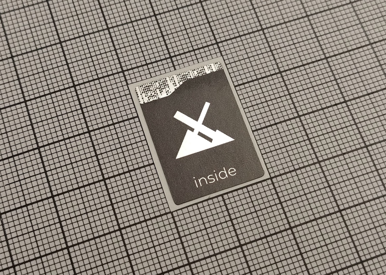 5 x Black & Silver MX Linux Inside v2 Stickers For The Computer Case 18 x 25 mm