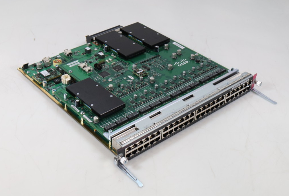 Cisco WS-X6148E-GE-45AT 48x PoE+ Network Module for Catalyst 6500