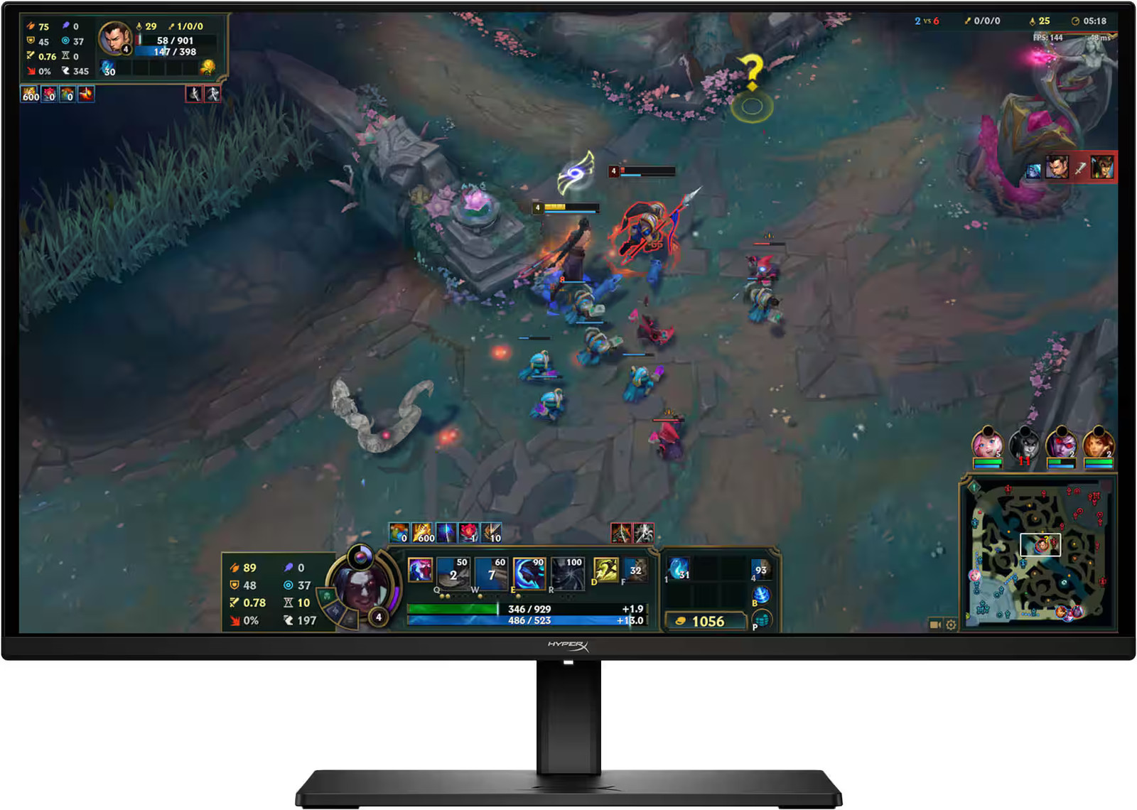HyperX - OMEN 27" OLED QHD 240Hz 0.03ms GtG G-SYNC Compatible Gaming Monitor ...