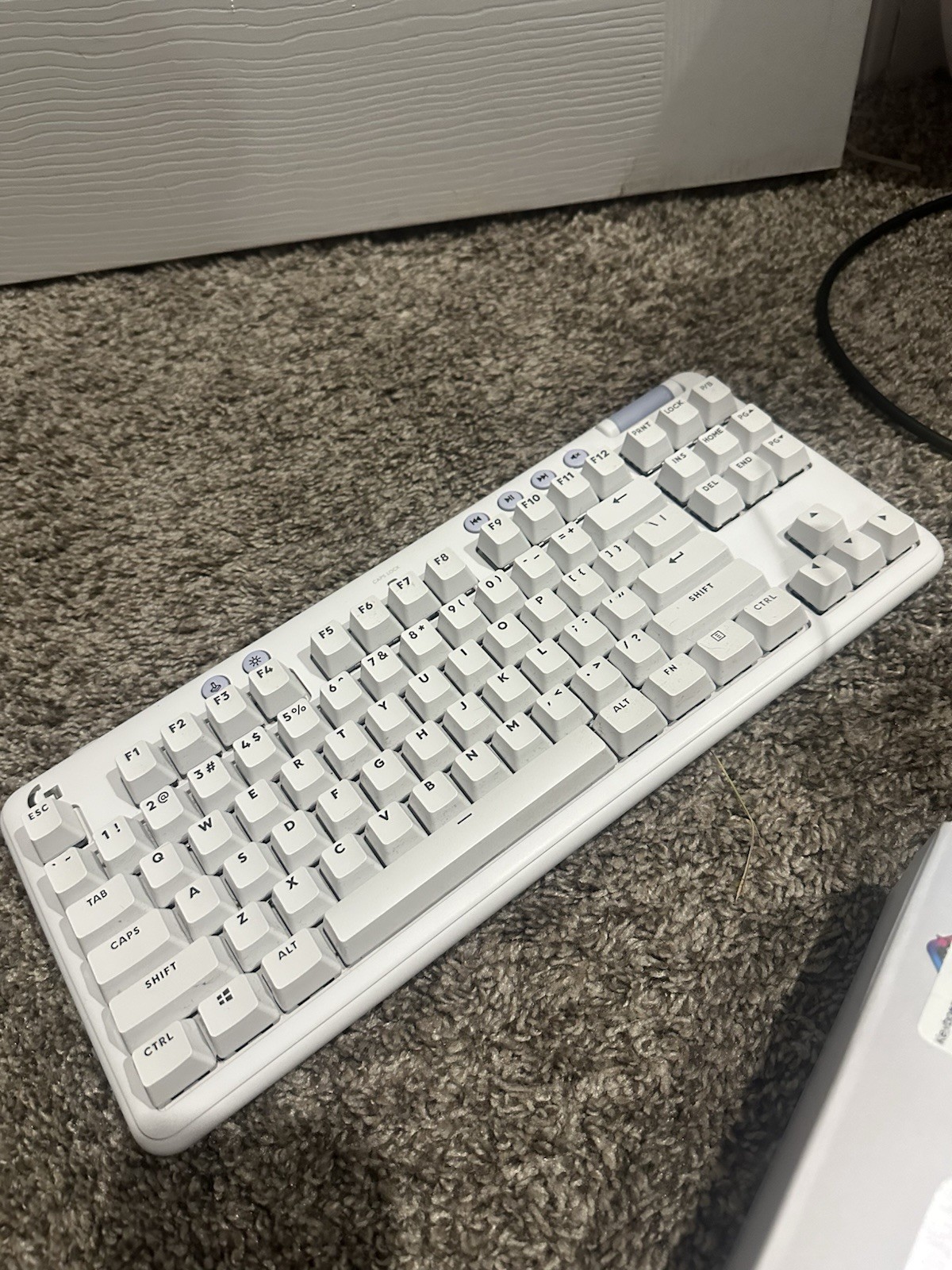 Logitech G713 TKL Aurora Collection Mechanical Tactile Gaming Keyboard - White