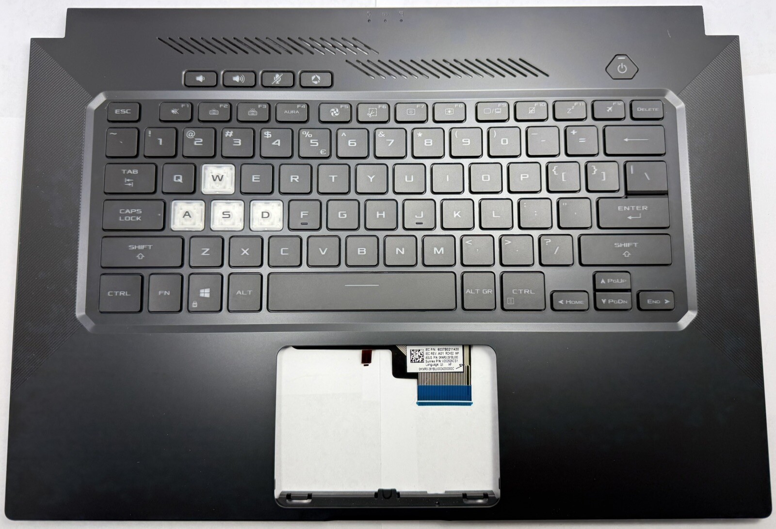 New Asus TUF Dash F15 FX516 Keyboard Backlit FX516PM FX516PR 90NR0651-R31UI0 USA