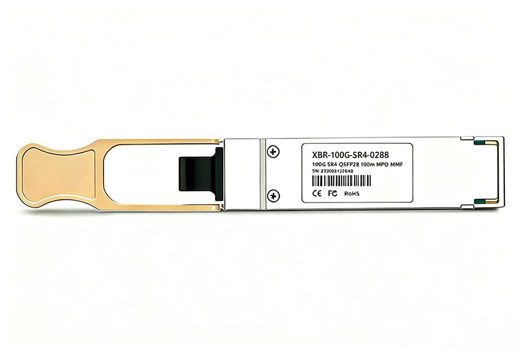 XBR-100G-SR4-0288 100GB SR4 QSFP28 850nm 100m MPO Transceiver for  Brocade