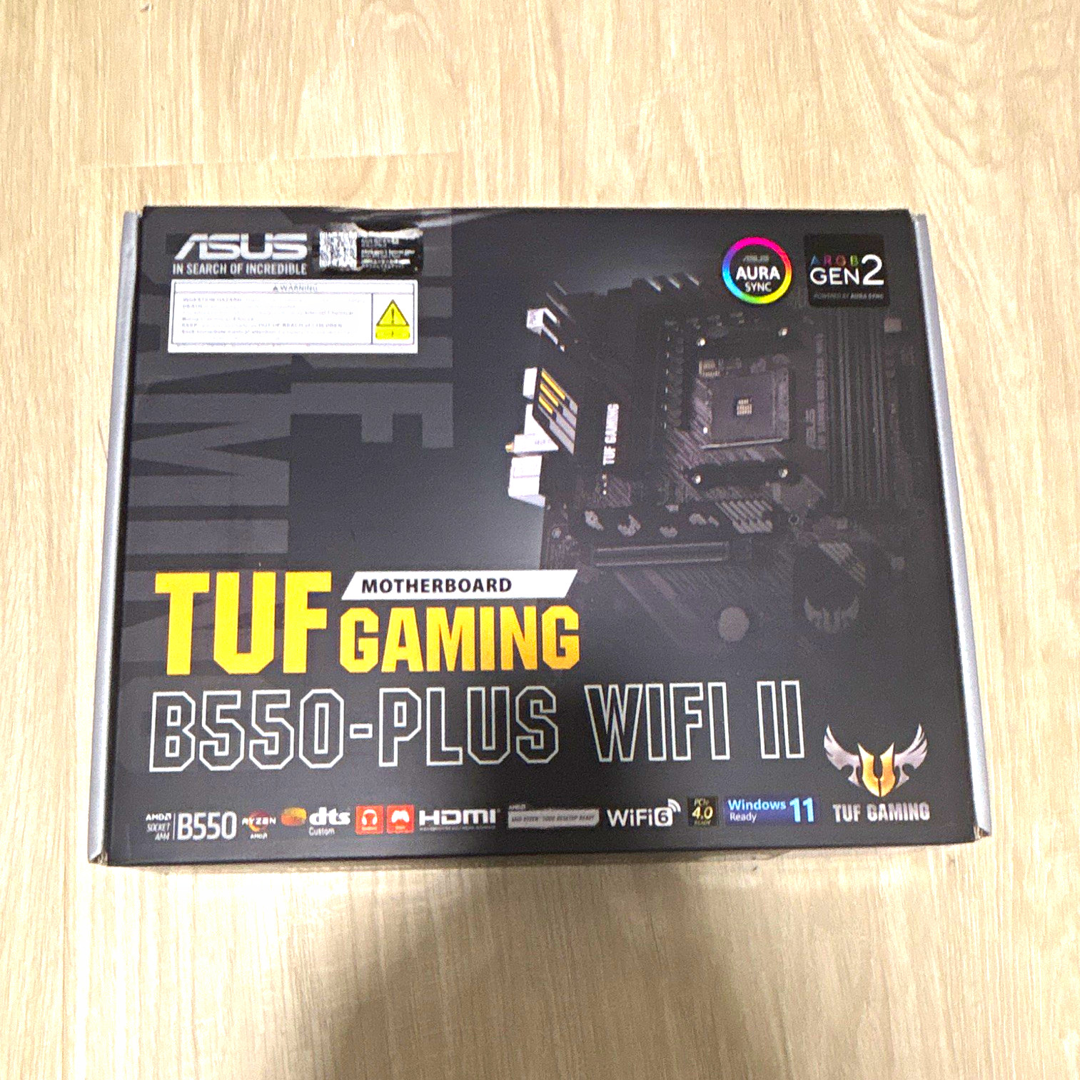ASUS TUF Gaming B550-PLUS WiFi II AM4 ATX DDR4 Motherboard WiFi 6