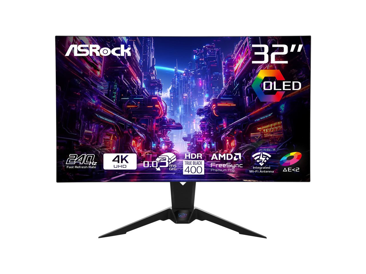 ASRock Phantom Gaming 32 inch DUAL MODE UHD 4K 240Hz FHD 480Hz FreeSync Premium
