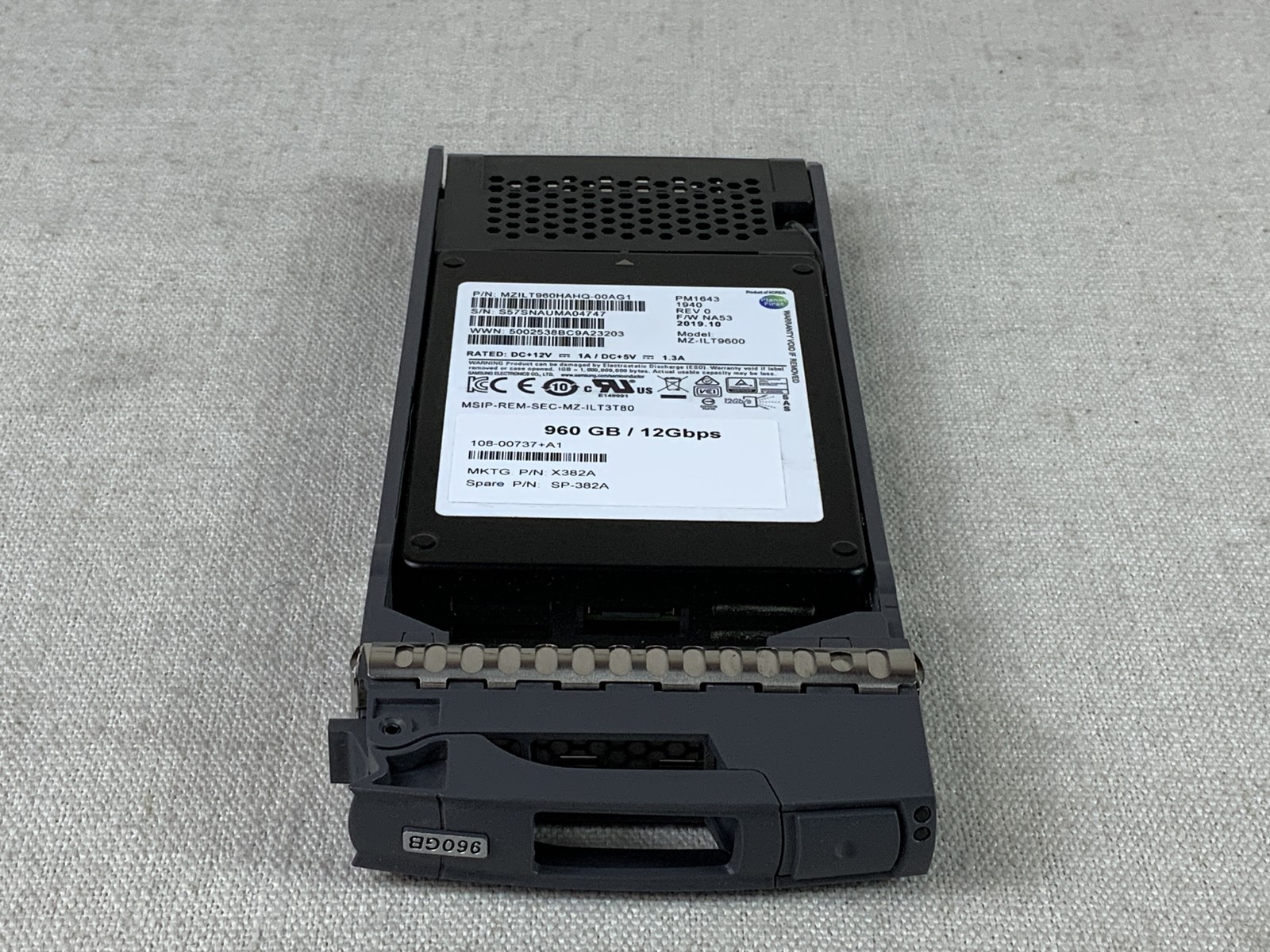 NetApp 960GB 12Gbps SAS 2.5" SSD
