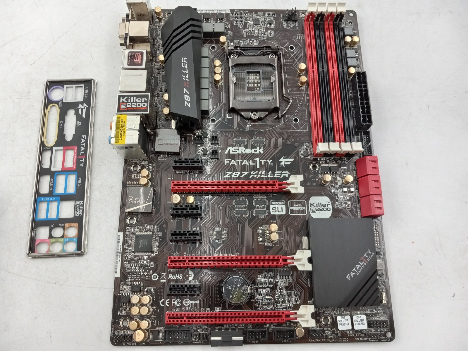 ASROCK FATAL1TY Z87 KILLER LGA1150 MOTHERBOARD (MBB57)