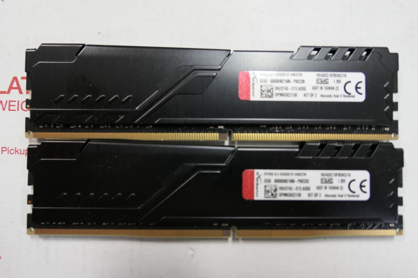 Kingston HyperX Fury 16GB (2x8GB) RAM DDR4 3200MHz HX432C16FB3K2/16