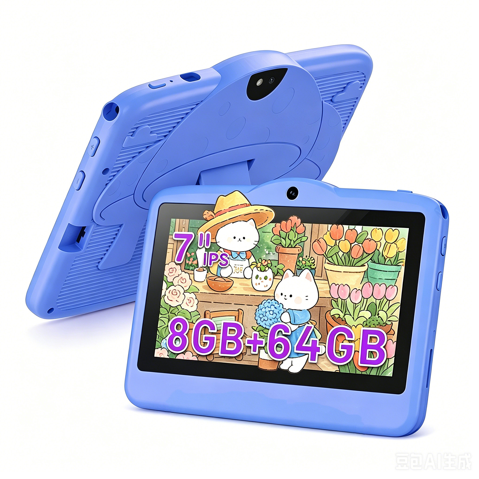 7 Inch HD IPS Tablet Android GMS Certified 8GB RAM 64GB ROM For Learning