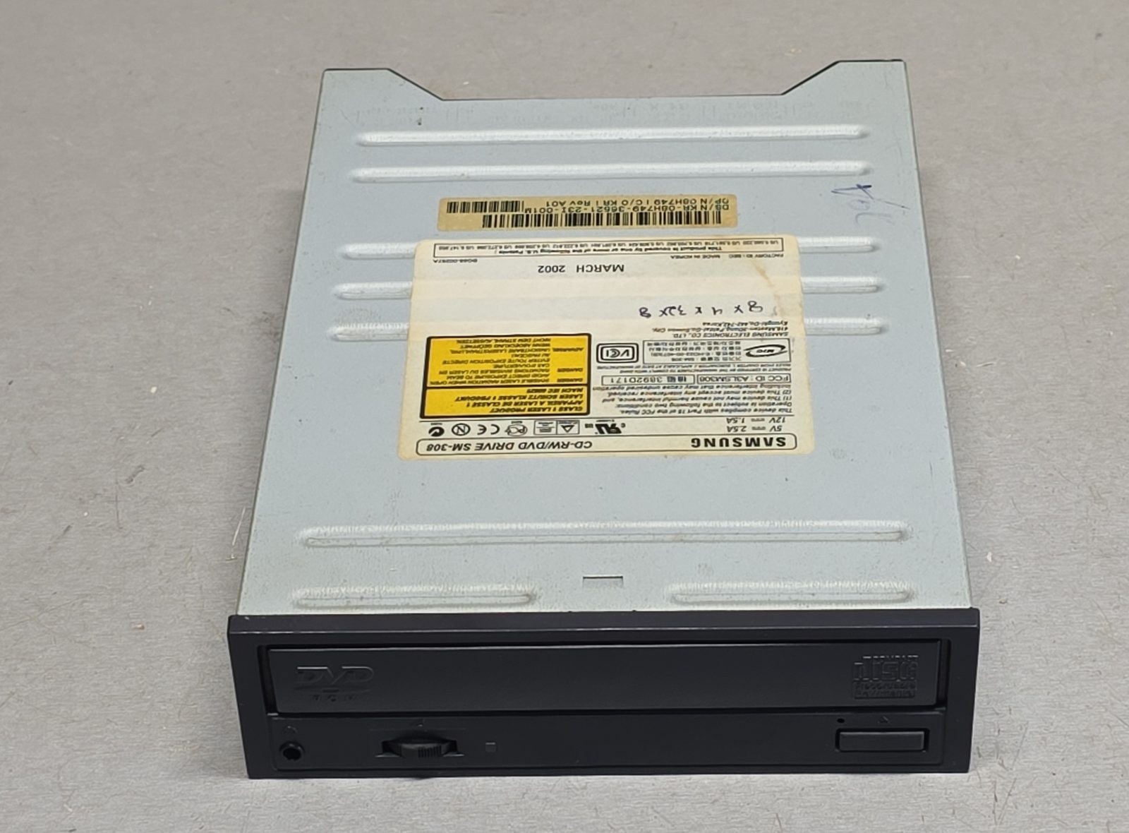 Samsung SM-308 CD-RW/DVD Drive March 2002 IDE Internal Desktop Optical Drive