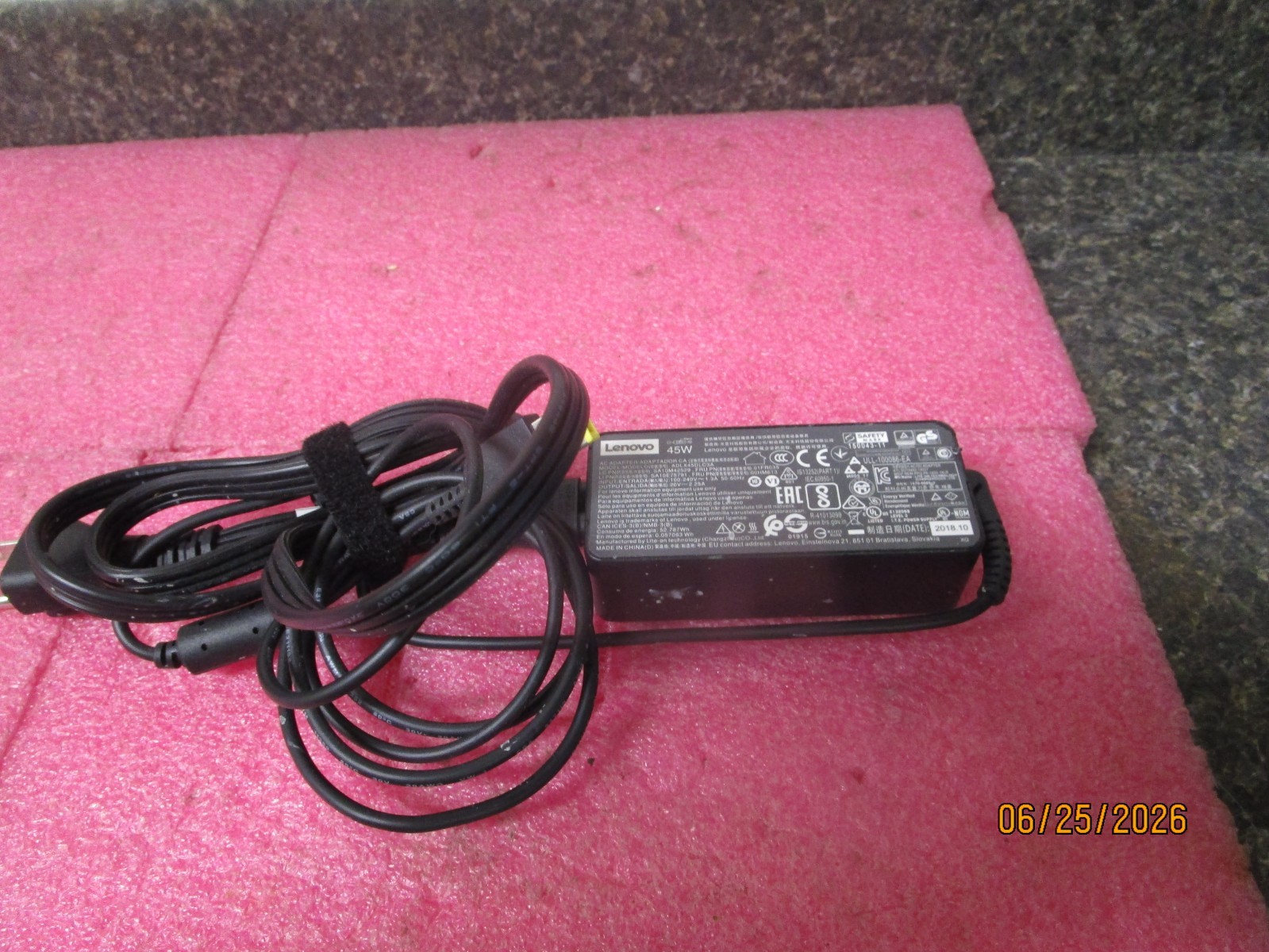 Genuine Lenovo 01FR035 20V 2.25A 45W AC Power Adapter Charger OEM 00HM613