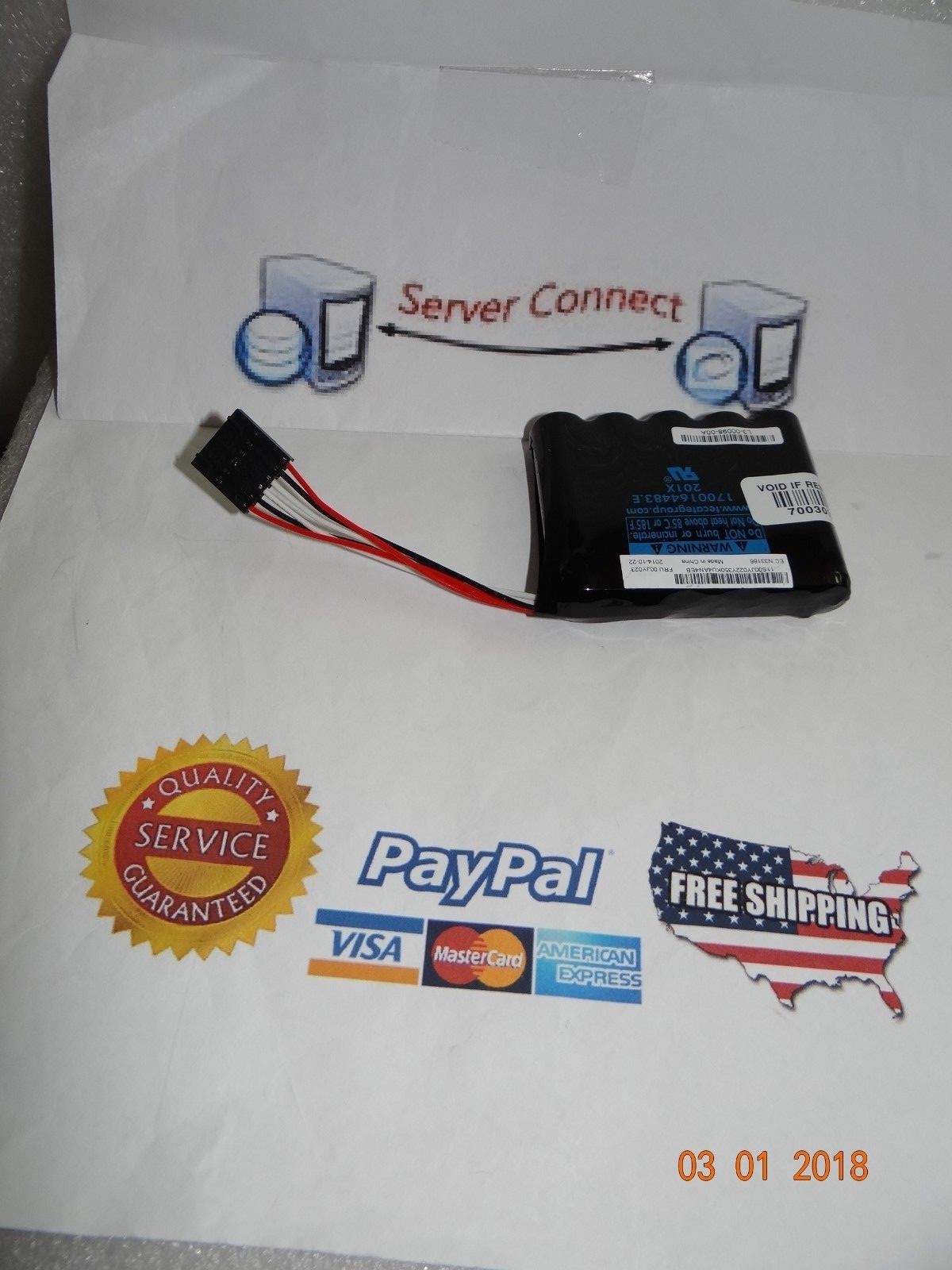 IBM / Lenovo 00JY023 ServerRAID M5100 Flash Module - BATTERY 00JY022