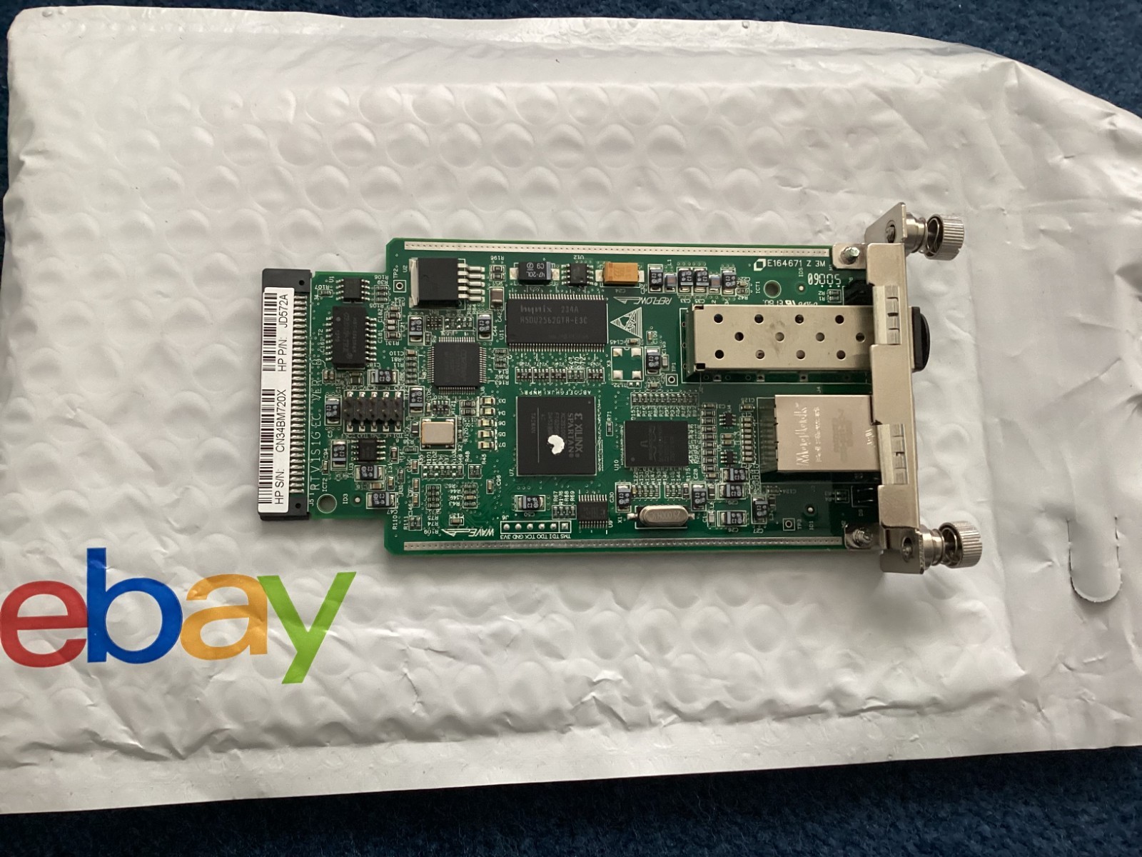 HP HPE JD572A MSR Combo 1-Port SFP or 10/100/1000 RJ-45 Ethernet Interface Card