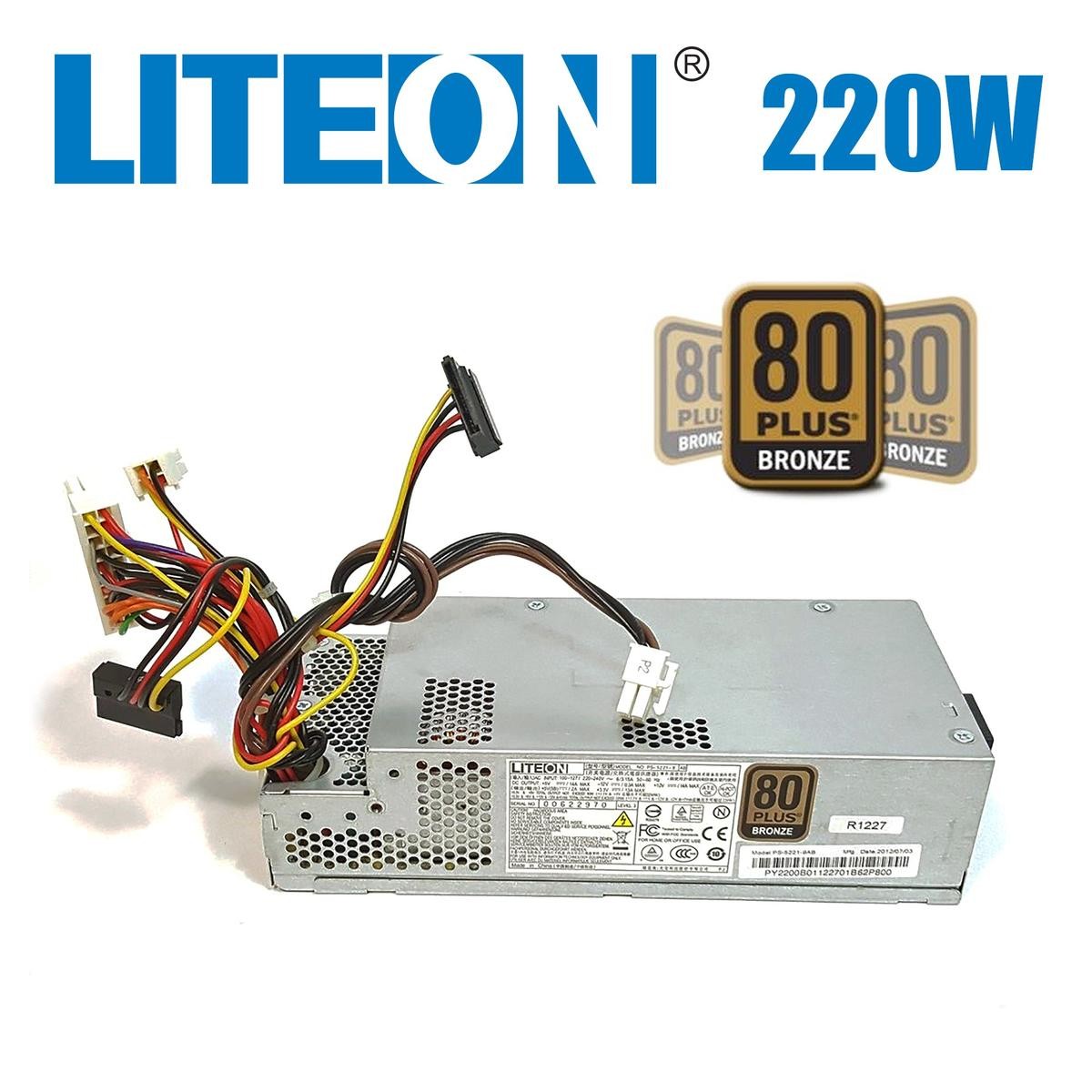 Acer Gateway Liteon Ps-5221-9ab Ps52219 220w Desktop PC Power Supply_