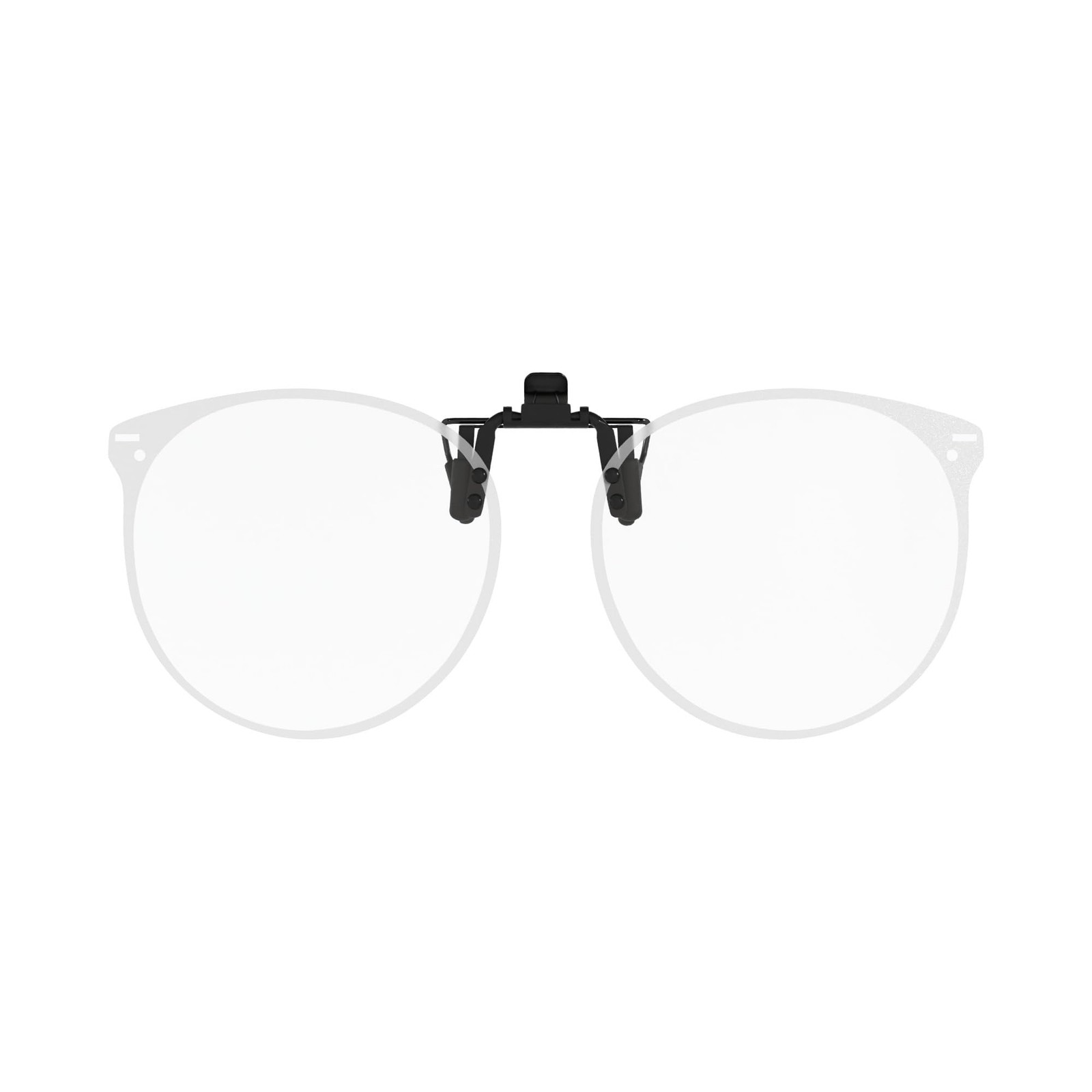 Blue Light Clip on Glasses, Blocking UV Ray, Anti Glare 65 * 55MM