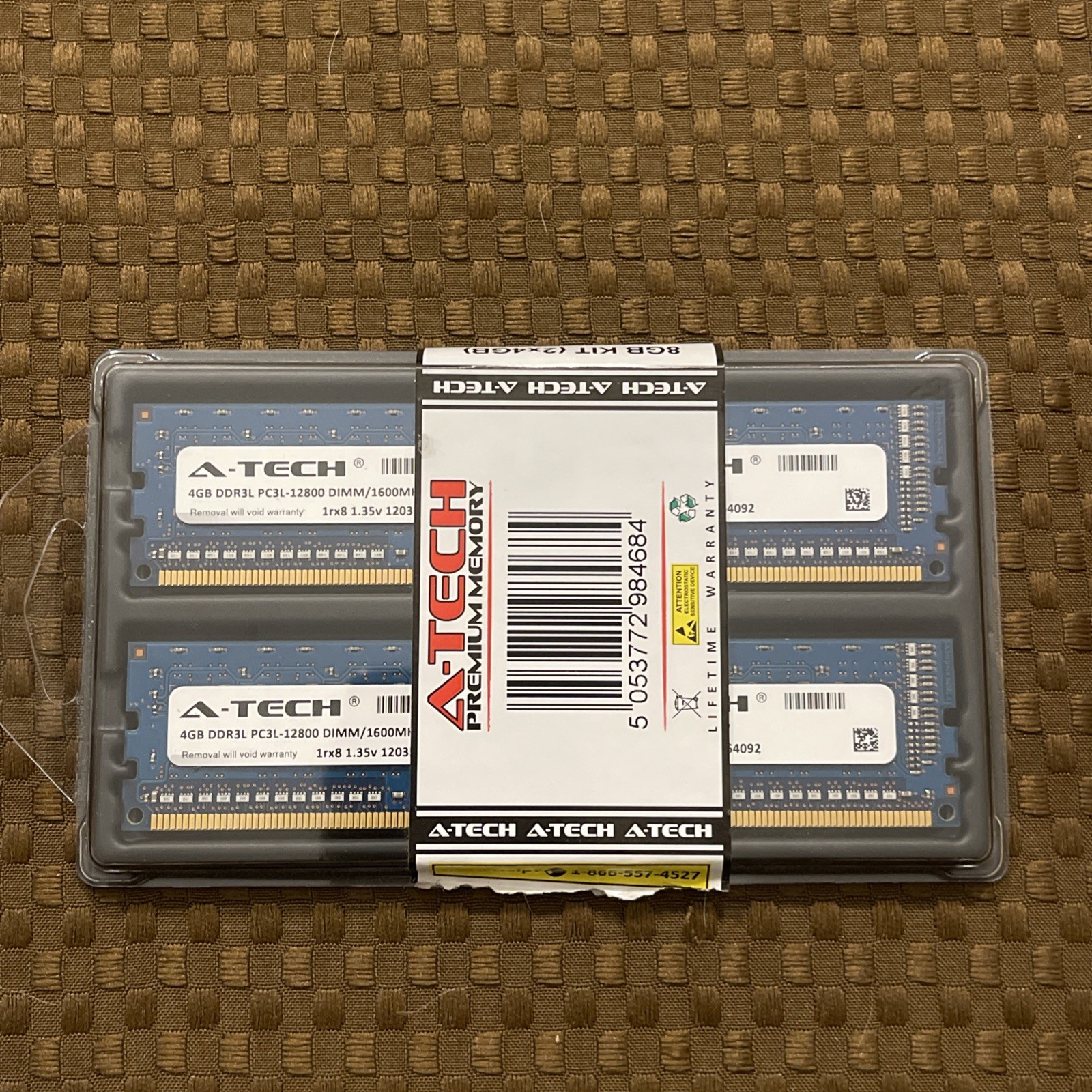 A-TECH 8GB 2X4GB DDR3 1600 MHz PC3-12800