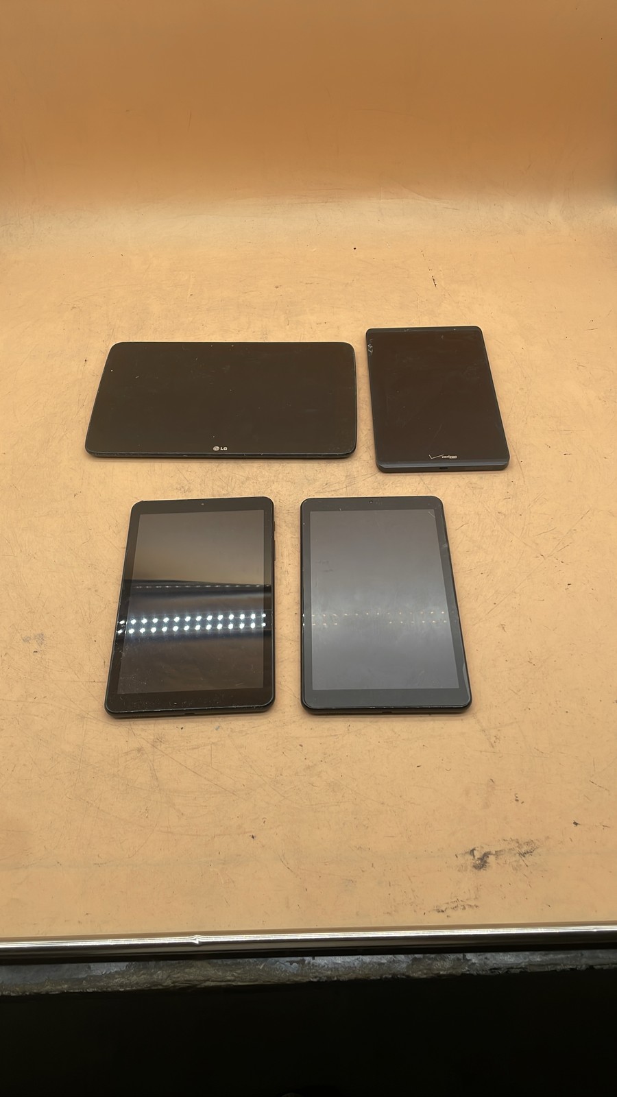 Samsung SM-T387V LG-VK700 Verizon Ellipsis QTAQ24 Tablet for Repair Lot of 4