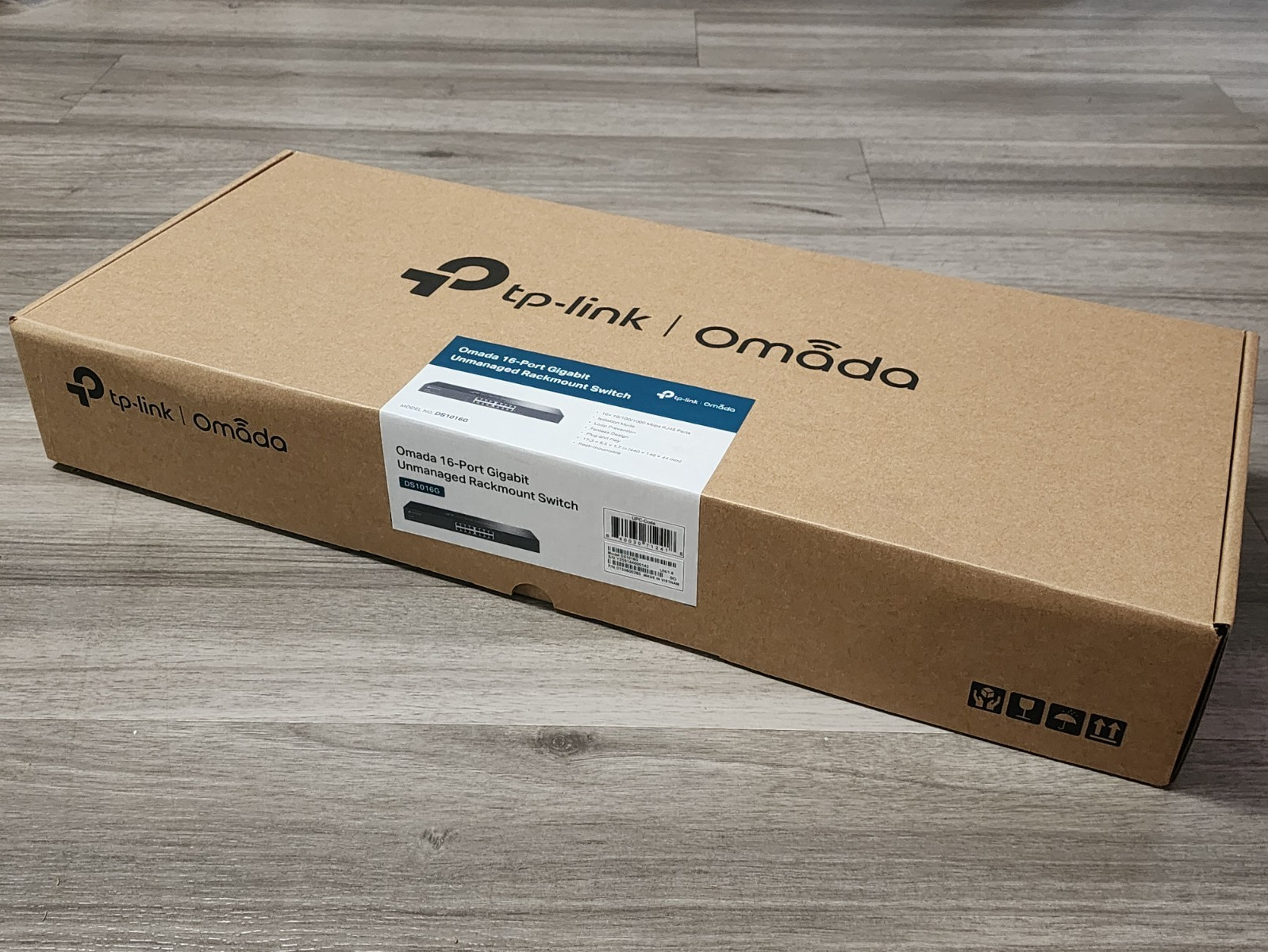 TP-LINK Omada DS1016G 16-Port Gigabit Unmanaged Rackmount Ethernet Switch