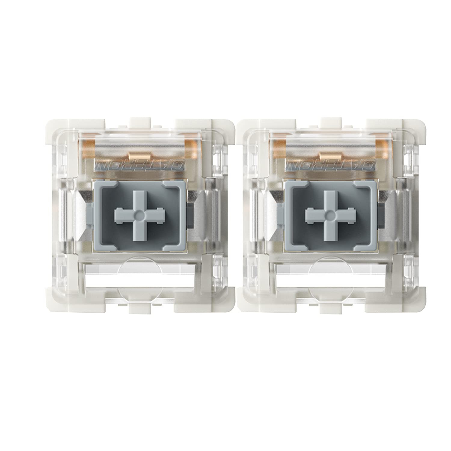 kutethy Gateron G Silver Pro Switches 36 Pcs Silver