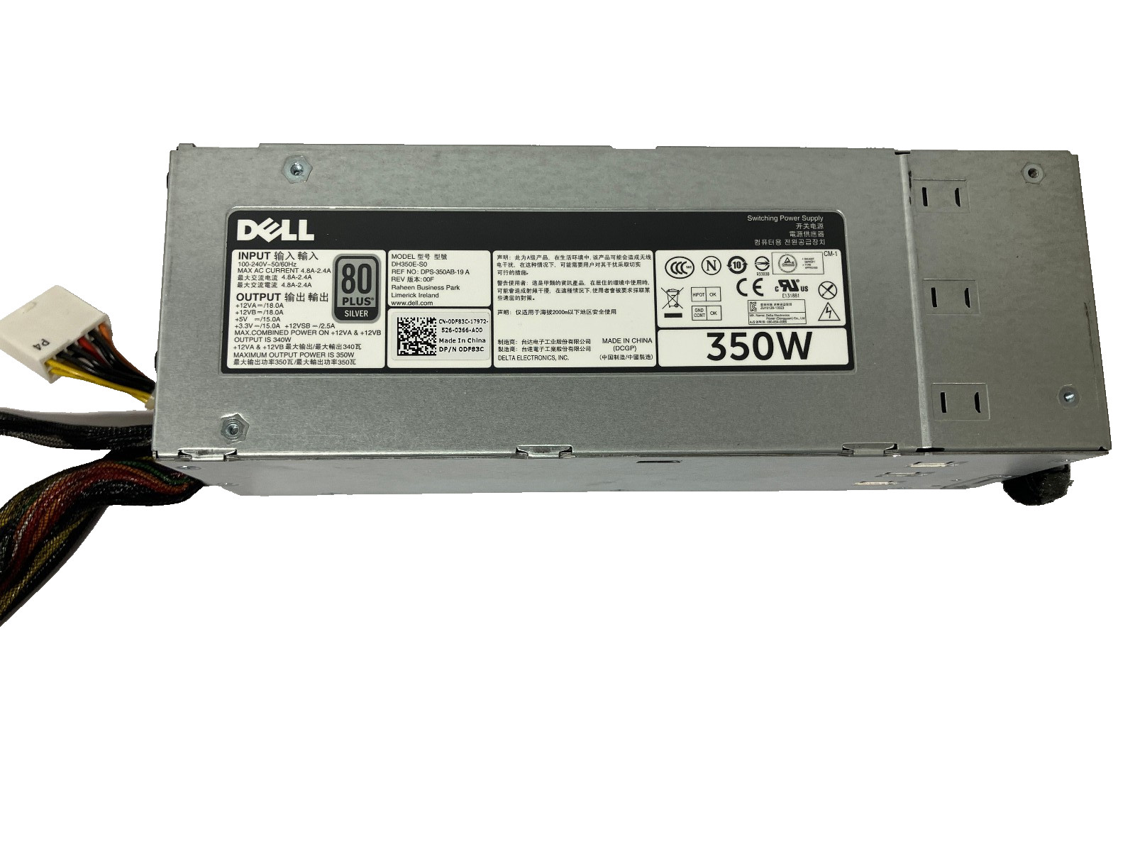 Power Supply T320 350W F350E-S0 DH350E-S0 DF83C 08M7N4 8M7N4 DPS-350AB-19 A