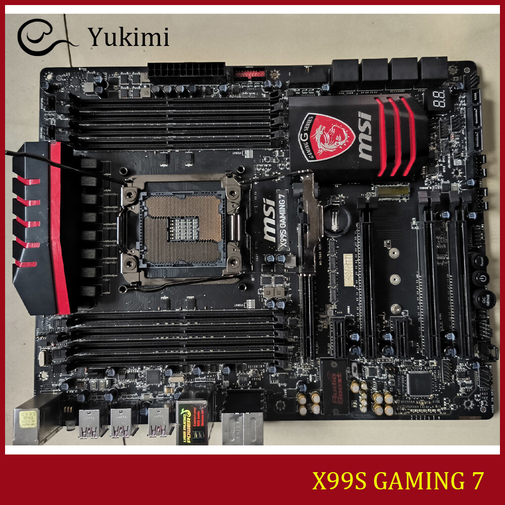 FOR MSI X99S GAMING 7 DDR4*8 LGA 2011-3 128GB ATX Ｍotherboard Test OK