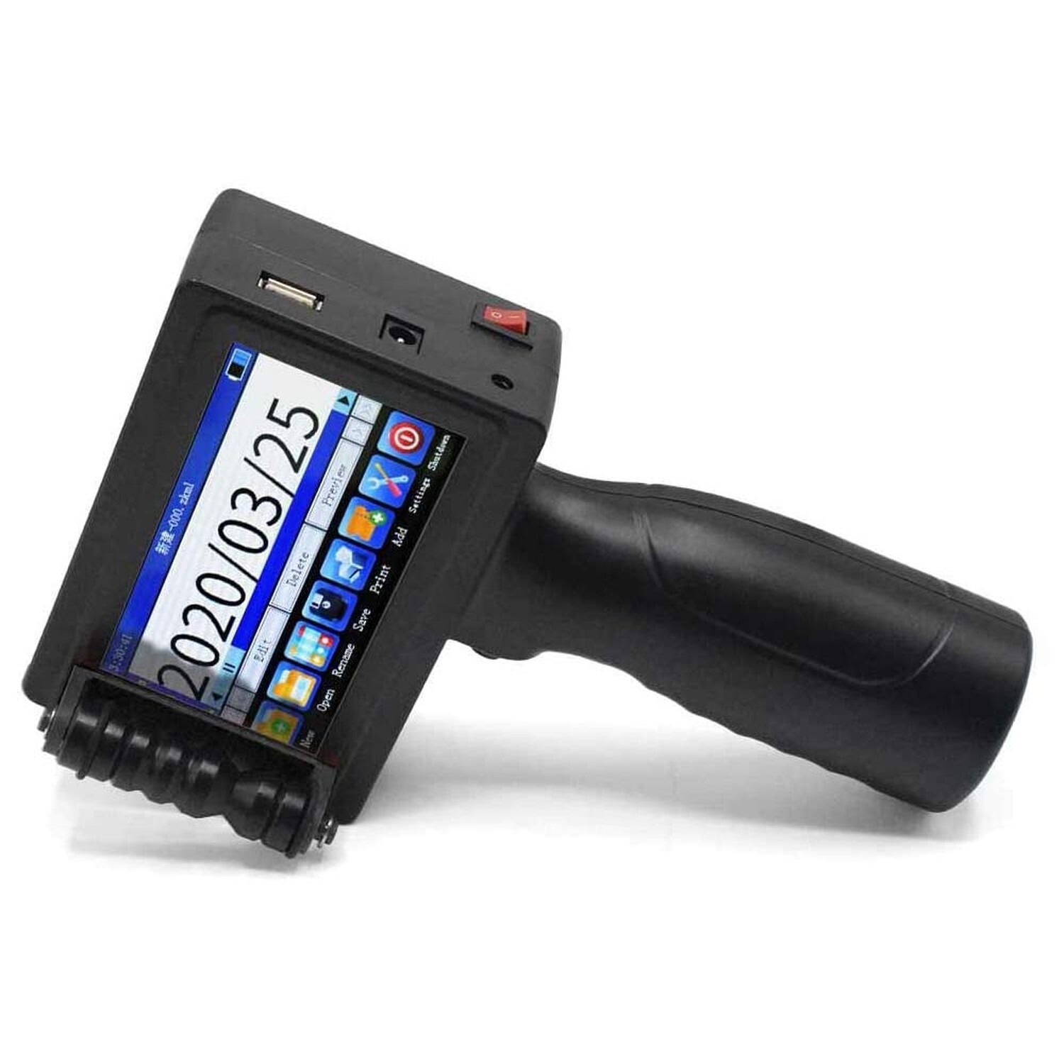 TOAUTO Portable Intelligent Upgraded Handheld Inkjet Printer HP-003 with 3.7 ...