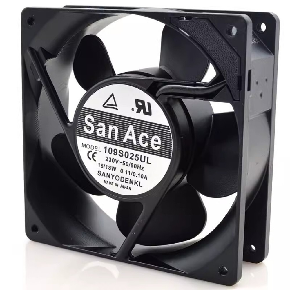 2pcs Sanyo SAN ACE120 109S025UL 230V 12CM Inverter Cooling Fan 12038