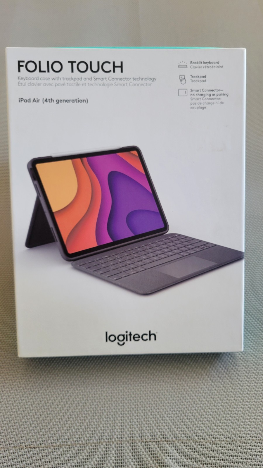 Logitech Folio Touch Keyboard Case w/ Trackpad for iPad Air 4th/5th Gen Graphite
