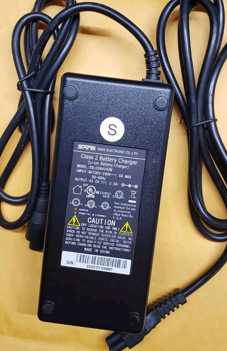 42V 2A SV 5 pin Fast Charger for 36V Joycube Phylion Fuji Maino Peugeot Battery