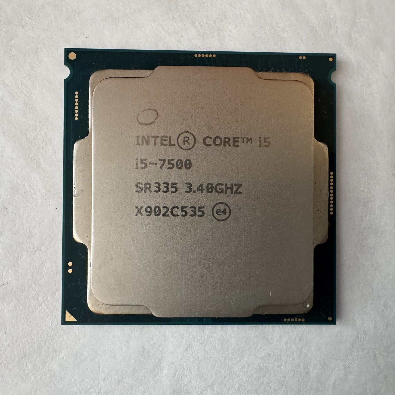 Intel Core i5-7500 3.40GHz 4-Core 6MB LGA1151 CPU Processore (SR335) Tested