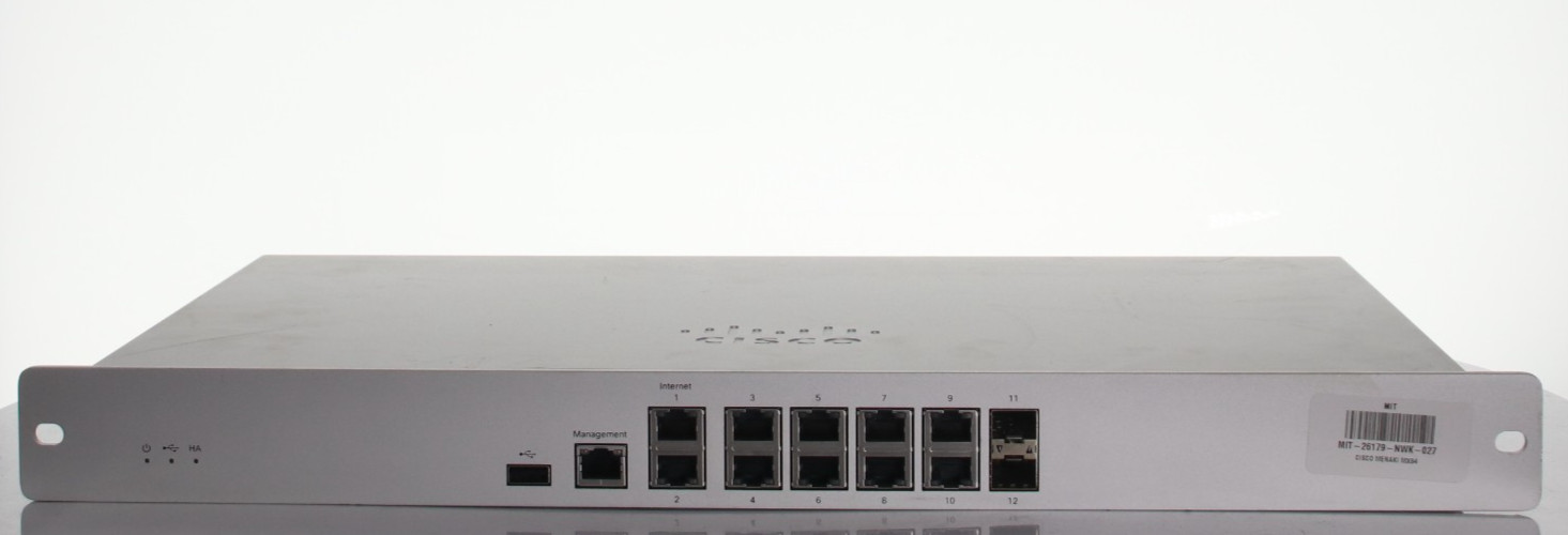 Cisco Meraki MX84-HW 12 Port Cloud Managed Security Appliance UNCLAIMED