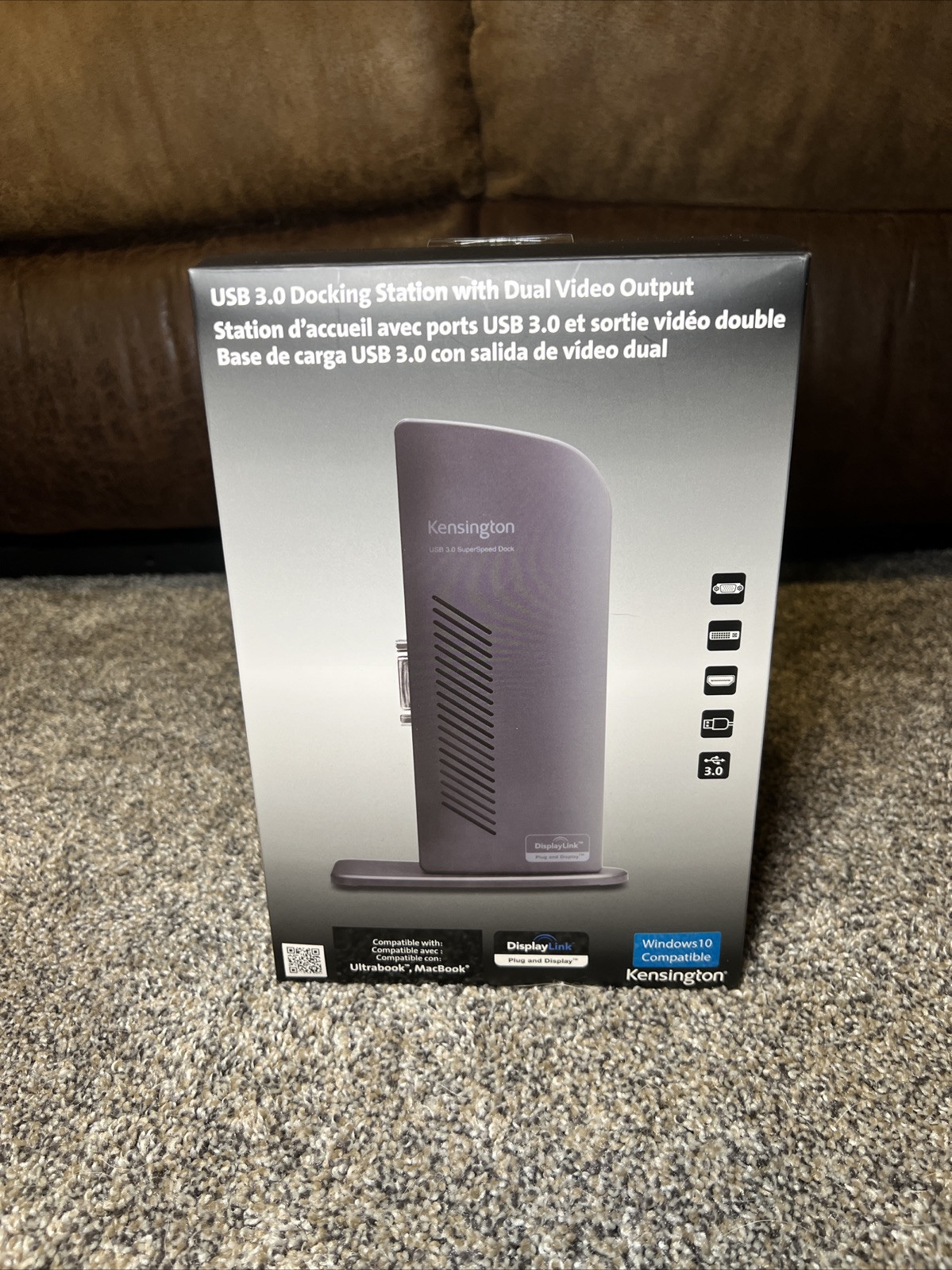 Kensington SD3500v 5Gbps USB 3.0 Dual 2K Docking Station M01167 K33972 C31