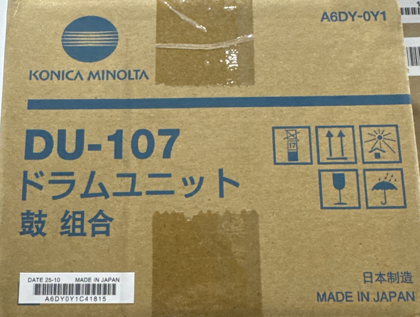 Konica Minolta DU-107 Drum Unit A6DY0Y1 bizhub PRESS C1085 C1100 C6085 C6100 OEM