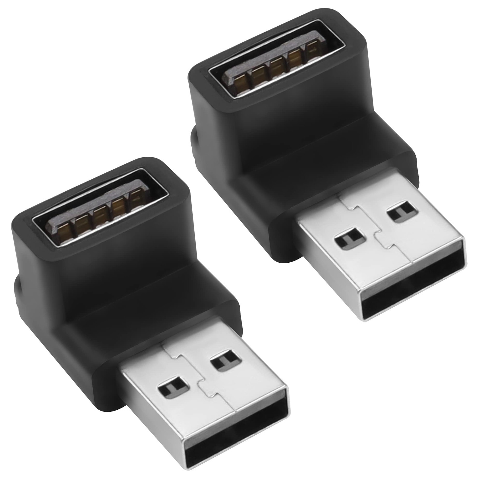 USB 3.1 90°Angle Adapter 10Gbps USB 3.1 Male to Female L-Angle Connector USB ...