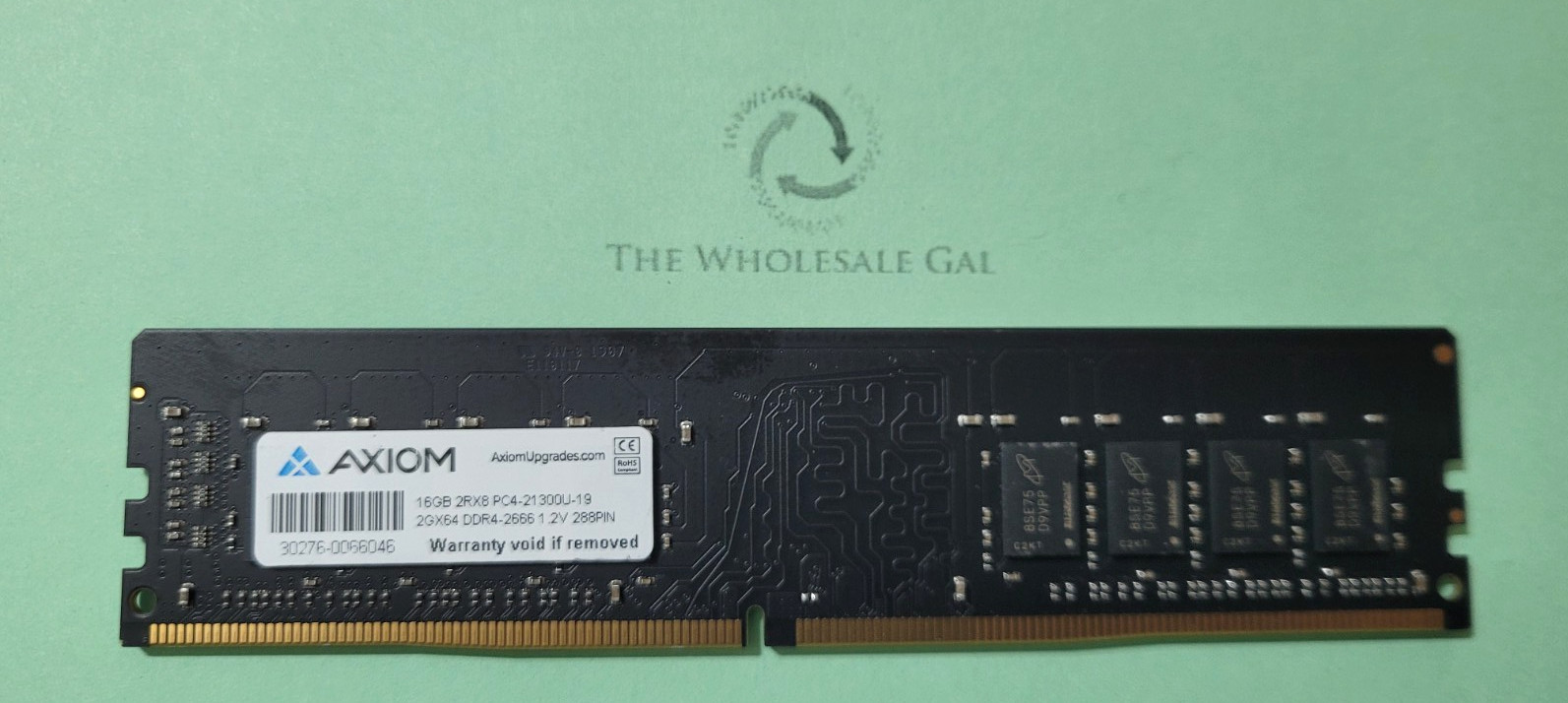 Axiom 16GB 2Rx64 PC4-21300U-19 DDR4-2666VMhz Non-ECC Desktop Memory Ram