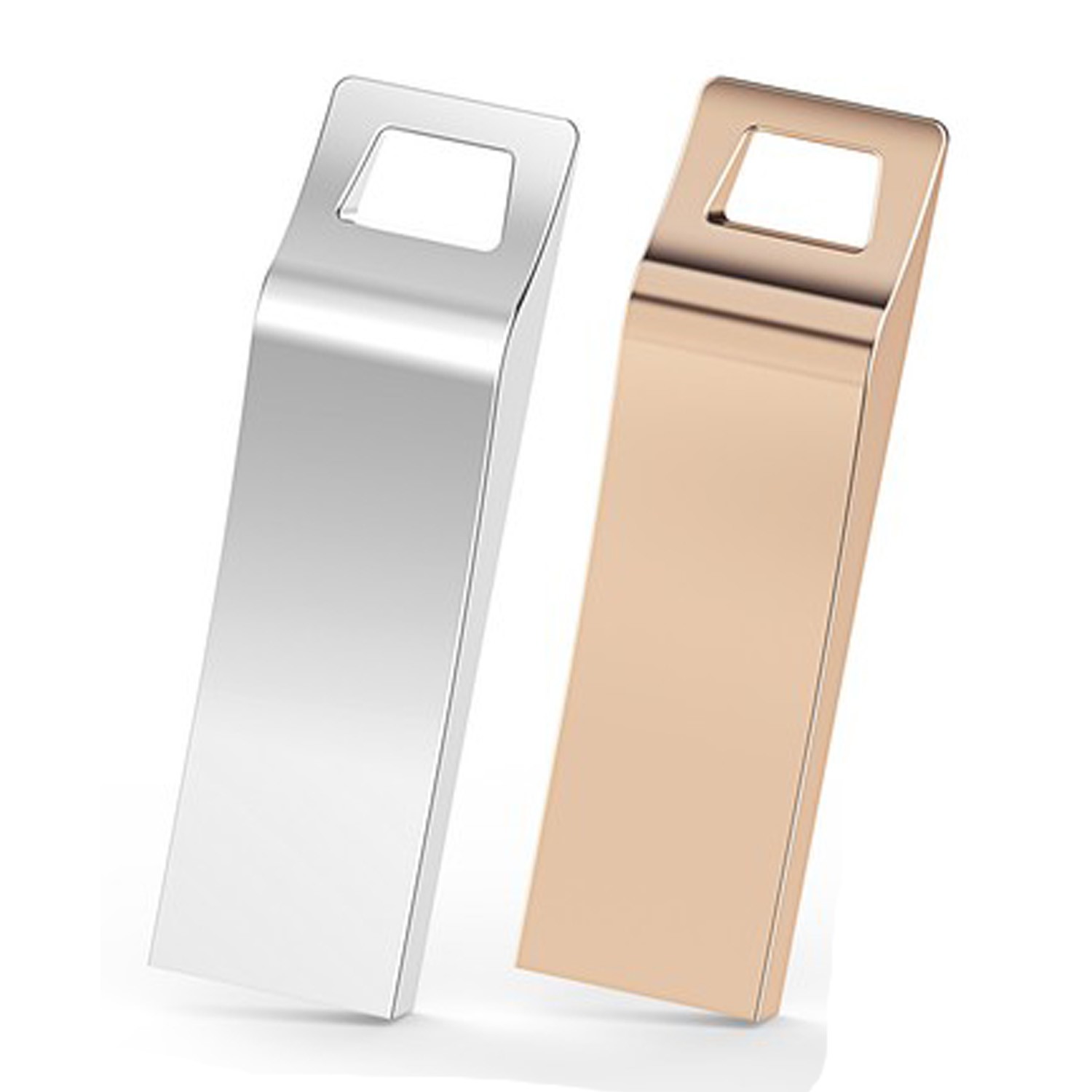 Kootion USB 2.0 2PCS 32GB 64GB Metal Waterproof Flash Drives Memory Mixed Color