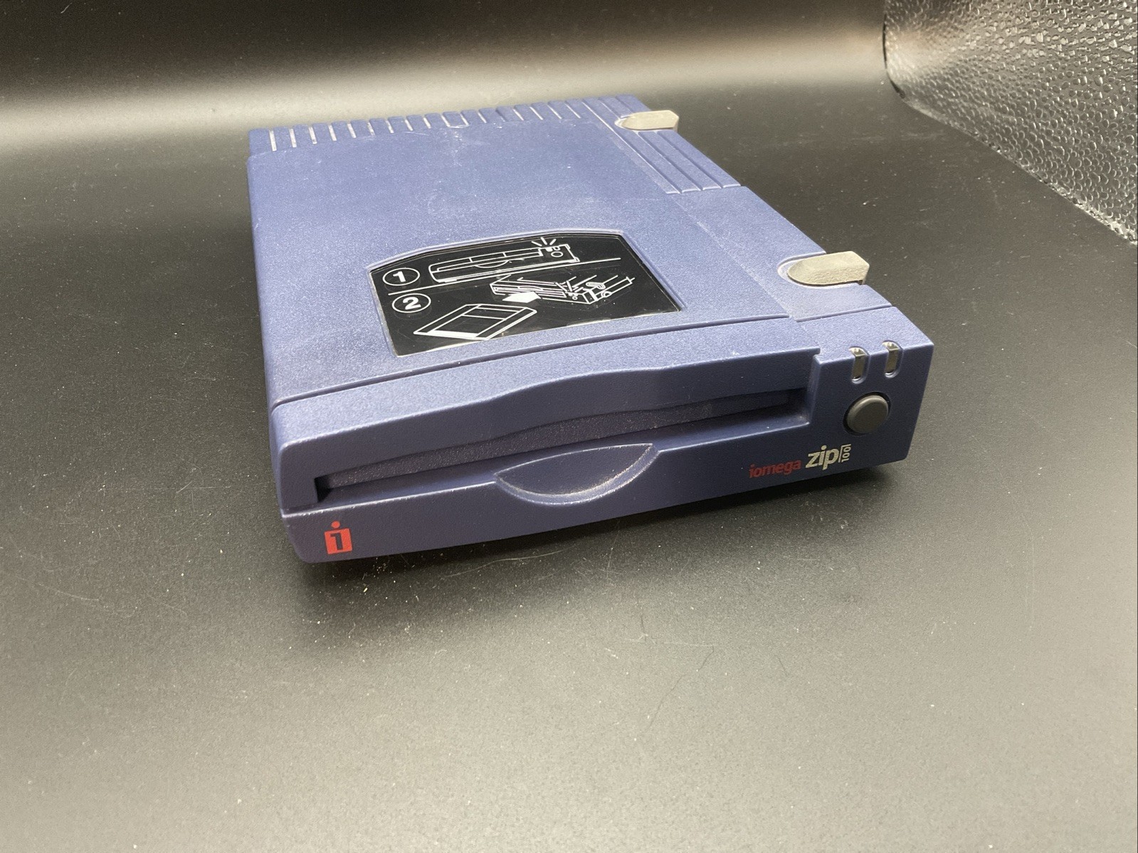 Iomega Zip 100 External Parallel Port Disk External Drive Z100P2 No Cords