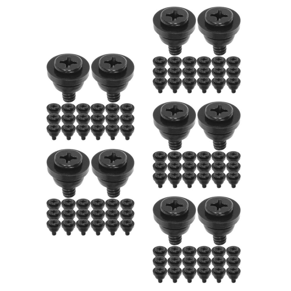 150Pcs Durable Iron Screws for 3.5 Inch Hard Drives with Shock Absorbing Buffer